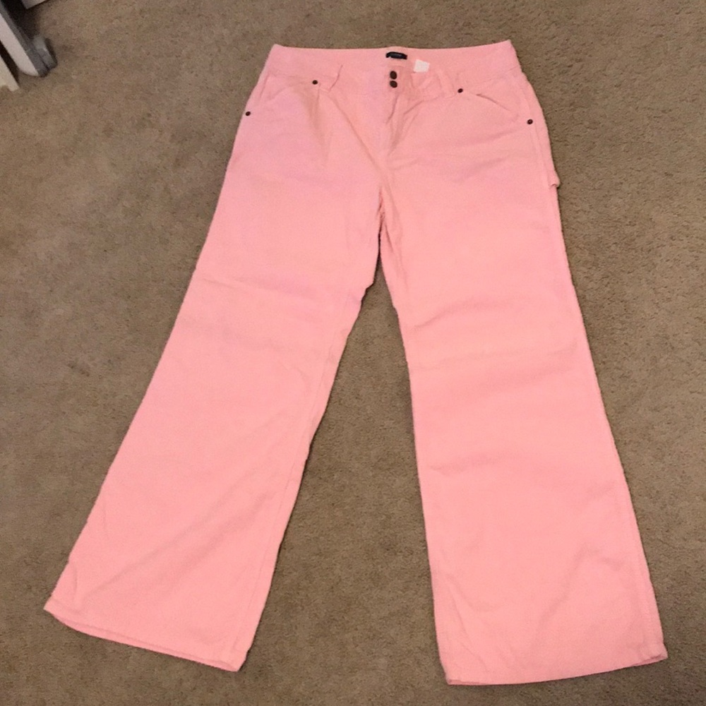 J. Crew Size 16 Pink Corduroy Pants